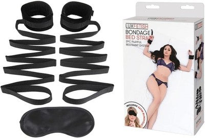 Glas Lux Bed Restraint Strap Black
