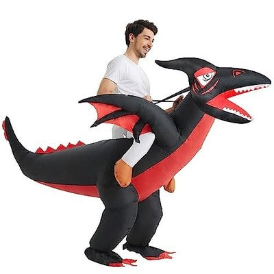 HuPop Inflatable Riding Dinosaur Costume Pterosaur - Adult