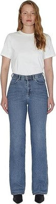 Dr. Denim Moxy Straight Jeans Cape Sky Worn Hem - XL/34