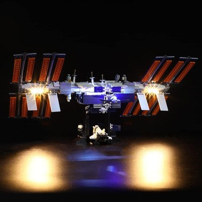 LED Light Kit for International Space Station Compatible with LEGO 21321 Set