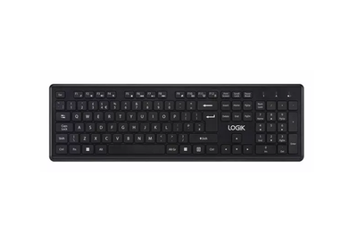 Logik LSLFSKB24 Silent Wireless 2.4GHz Keyboard - Black