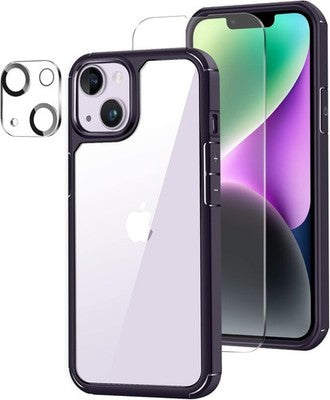 Amizee iPhone 14 Case Military Grade Protection with Screen Protector