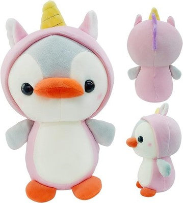 Tocwick Penguin Frog Stuffed Animal - Plush Penguin Toy In Frog Outfit