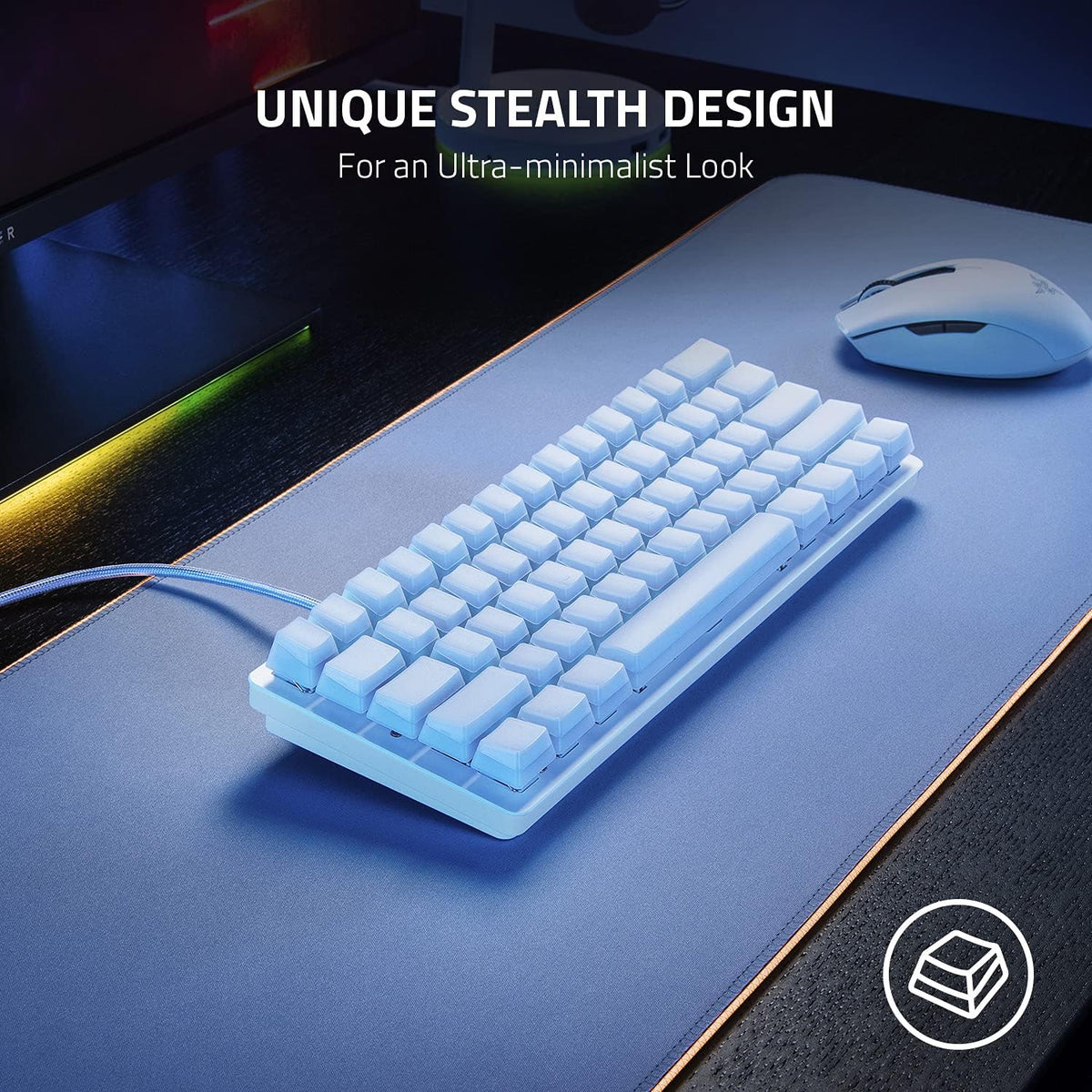 Razer Phantom Pudding Keycap Upgrade Set Optical Switch Translucent - Mercury - view 2
