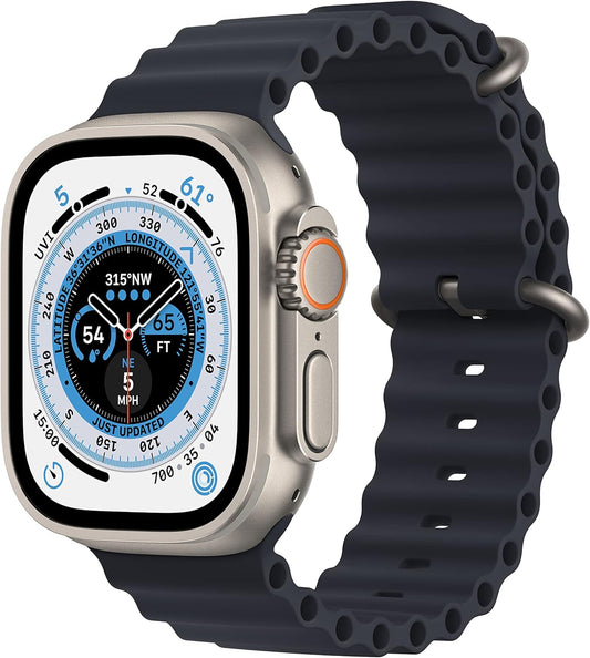 Apple Watch Ultra (GPS + Cellular, 49mm) Titanium Case + Midnight Ocean Strap
