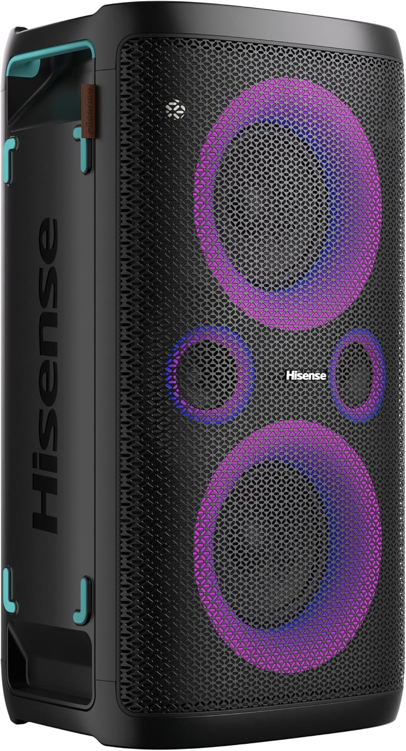 Hisense Party Storm Bluetooth Megasound Party Speaker - Black
