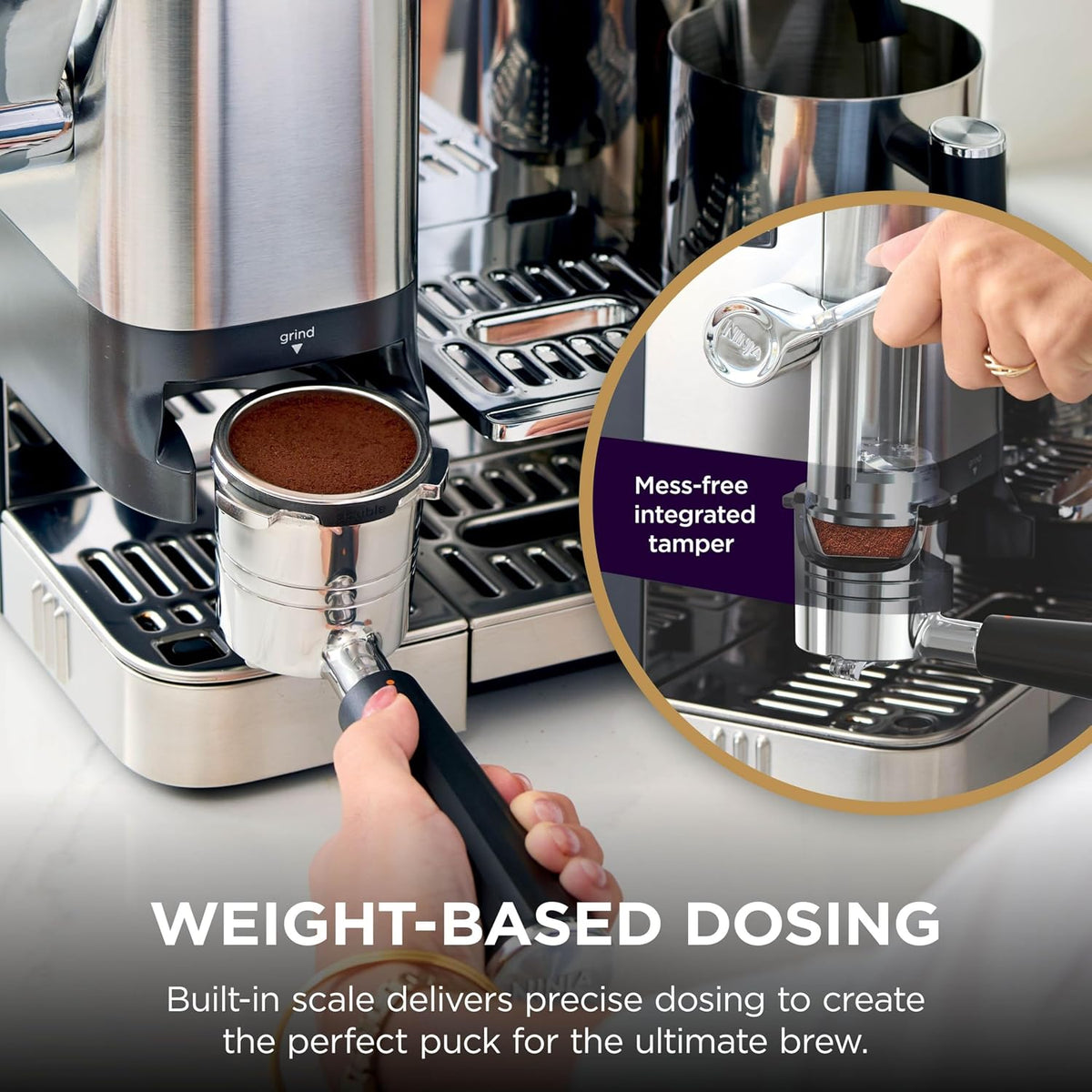 Ninja Luxe Café Pro ES701UK 3-in-1 Coffee Machine with Grinder - Silver