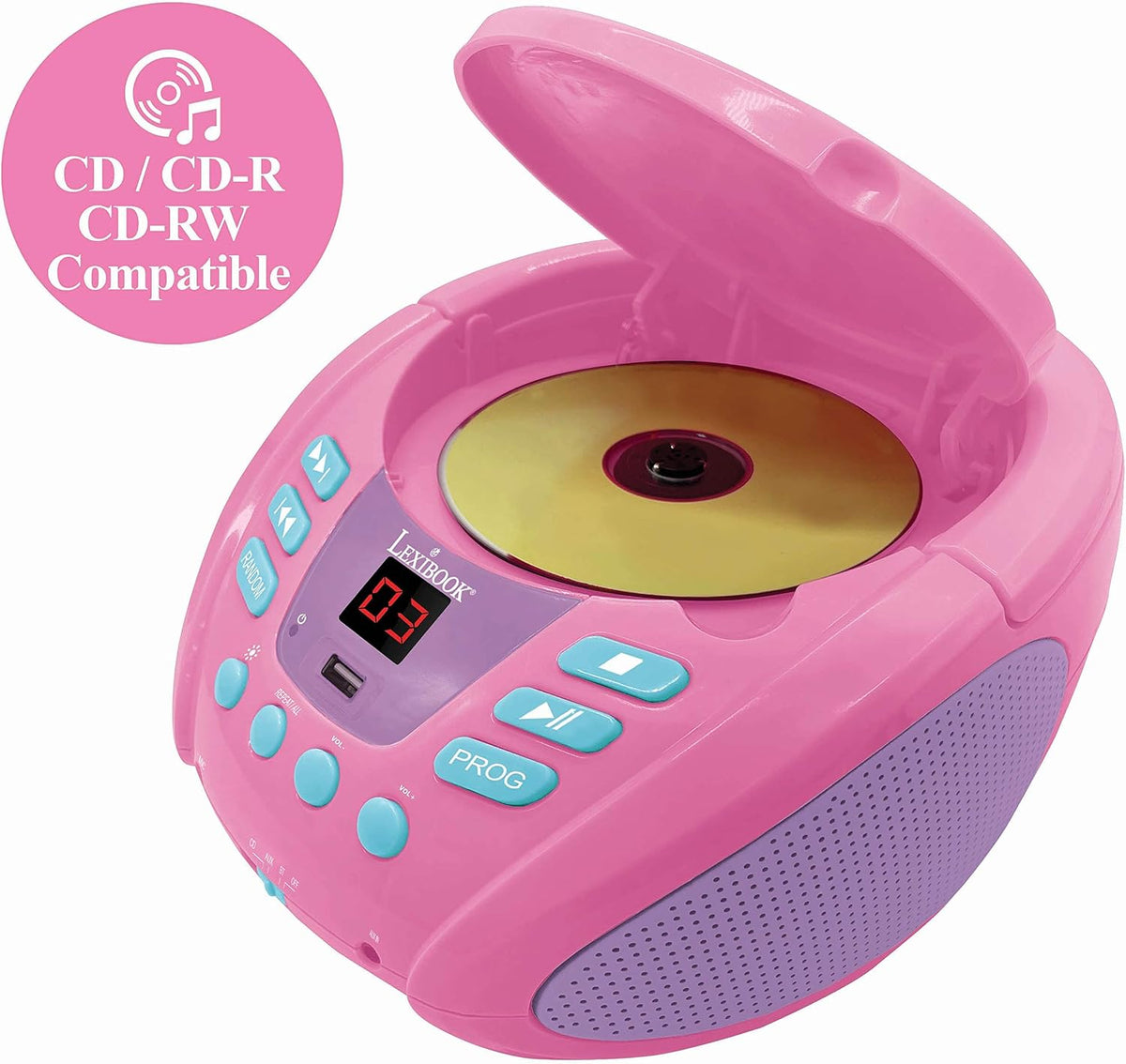 RCD109UNI Bluetooth Boombox - Unicorn
