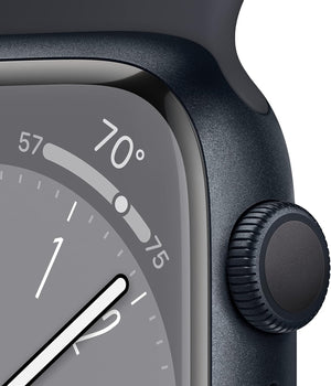Apple Watch Series 8 (GPS, 45mm) Midnight Aluminium Case + Midnight Strap