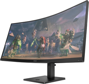 HP OMEN 34c 34" WQHD 3440x1440 UltraWide Curved PC Gaming Monitor - Black 2