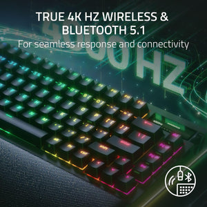 Razer BlackWidow V4 Pro 75% Wireless Mechanical Gaming Keyboard - Black
