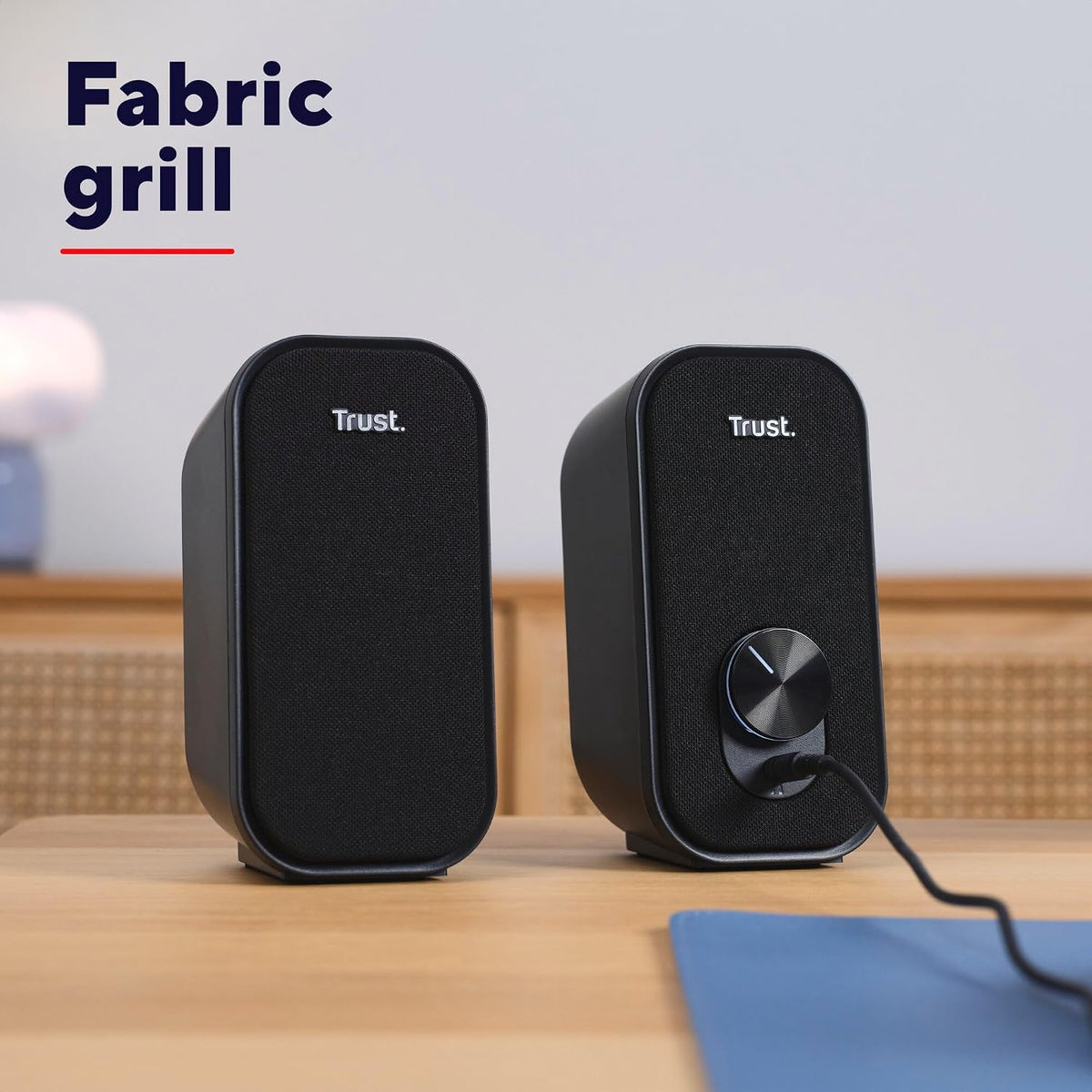 Trust Orada 2.0 PC Speakers 12W USB Stereo Speakers for PC Laptop Mac Black