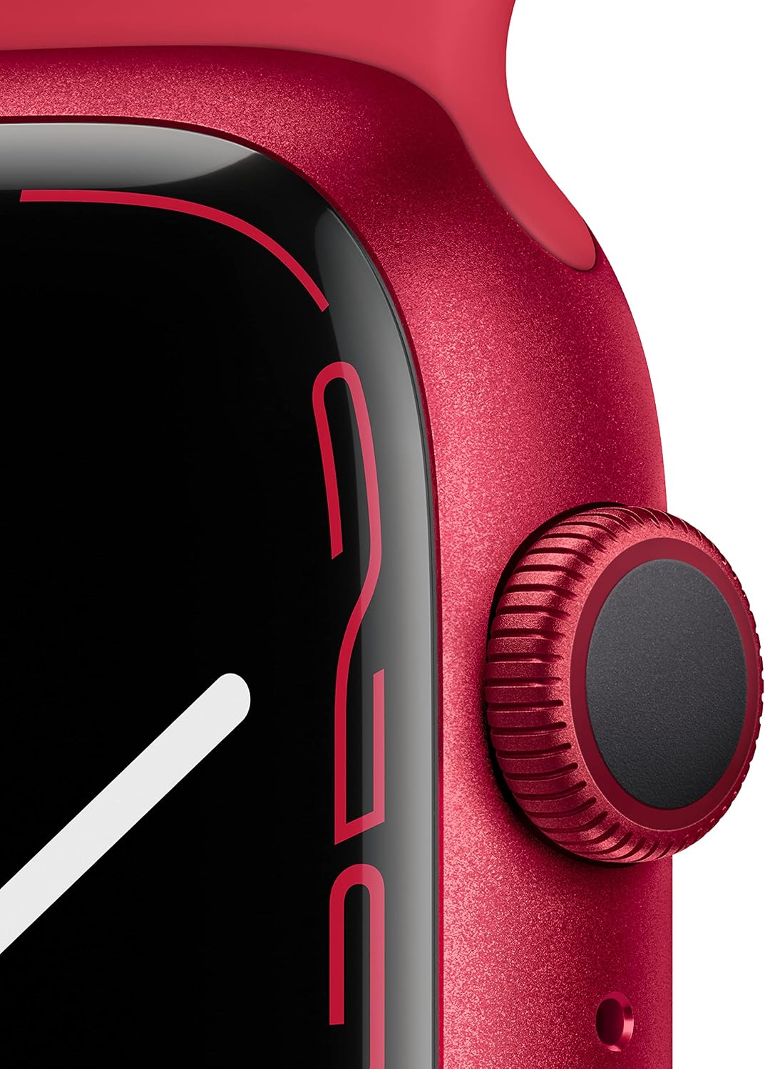 Apple Watch Series 7 (GPS, 45mm) (PRODUCT)RED + RED Sport Band