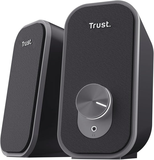 Trust Orada 2.0 PC Speakers USB Powered 12W 6W RMS 3.5mm AUX Desktop Black