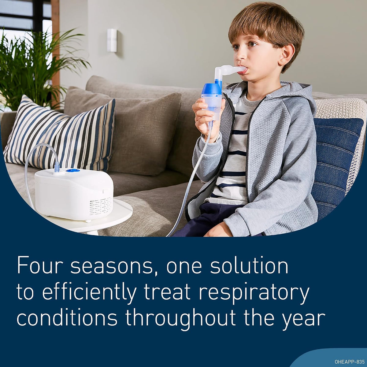 OMRON C102 2-in-1 Nebuliser with Nasal Shower, Adults & Kids