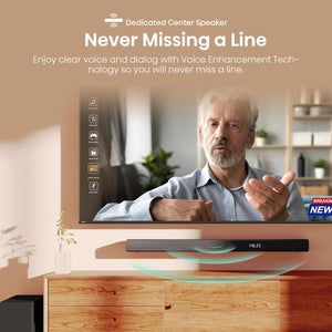 Hisense HS3100 3.1 Wireless Compact Sound Bar DTS Virtual:X TV Soundbar