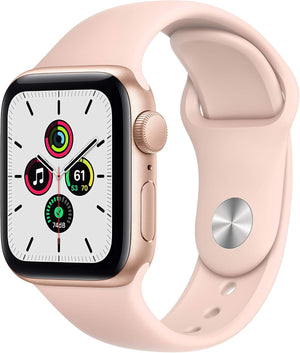 Apple Watch SE 1st Gen (GPS, 40mm) Gold + Pink Sands Band
