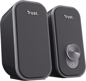 Trust Orada 2.0 PC Speakers 12W USB Stereo Speakers for PC Laptop Mac Black