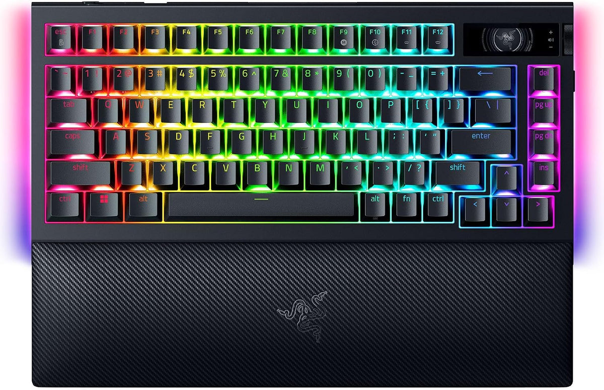 Razer BlackWidow V4 Pro 75% Wireless Mechanical Gaming Keyboard - Black