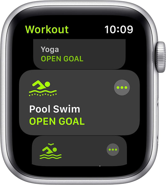 Apple Watch SE (GPS, 40mm) Silver Aluminium Case + White Strap
