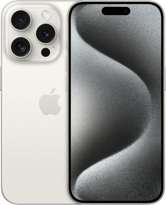 Apple iPhone 15 Pro White Titanium 128GB Unlocked & SIM Free Smartphone — White Titanium