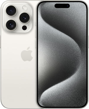 Apple iPhone 15 Pro 128GB White Titanium Unlocked Smartphone