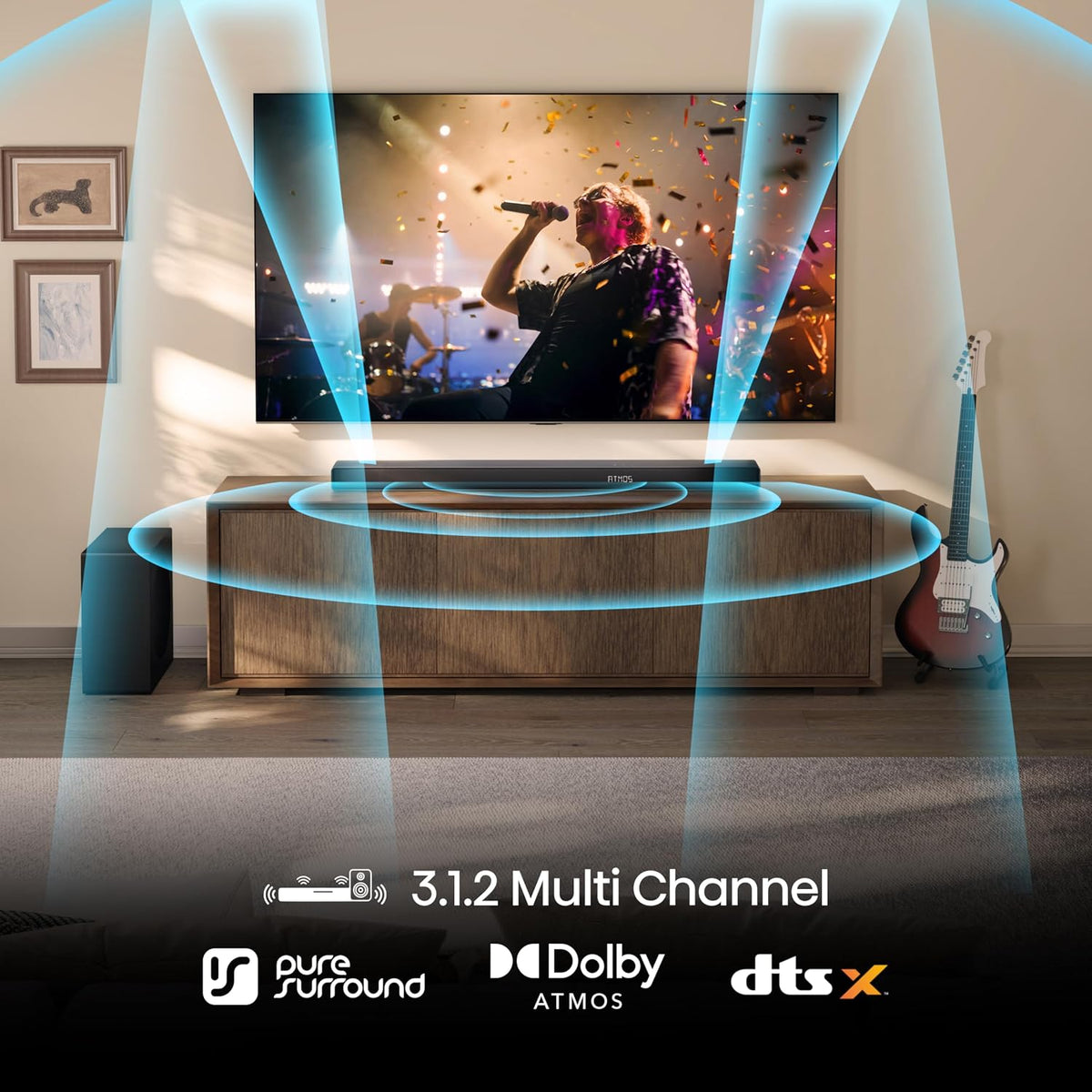HISENSE AX3120Q 3.1.2 Wireless Sound Bar with Dolby Atmos & DTS Virtual:X