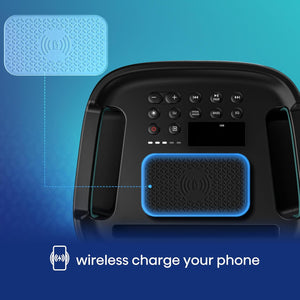 Hisense Party Storm Bluetooth Megasound Party Speaker - Black