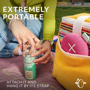 Ultimate Ears MINIROLL Portable Waterproof Bluetooth Speaker, IP67, 40m - Pink