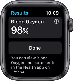 Apple Watch Series 6 (GPS, 40mm) Space Grey Case + Black Strap