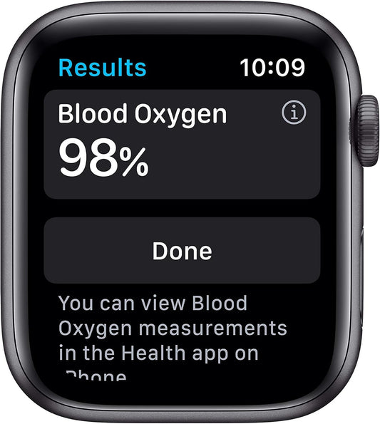 Apple Watch Series 6 (GPS, 40mm) Space Grey Case + Black Strap