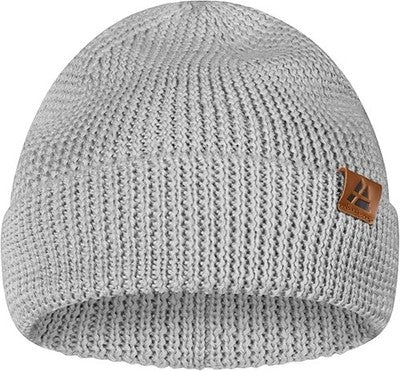 DANISH ENDURANCE Merino Wool Beanie Warm Fleece Lining Unisex One Size Grey