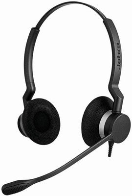 Jabra Biz 2300 Duo Noise Cancelling Headset, Black