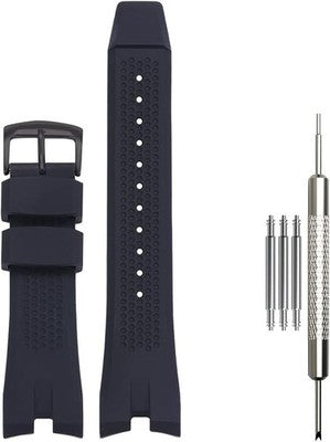 WRISTARMOR Rubber Strap Citizen AW1475-1477 CA4154-4155 Eco-Drive Black