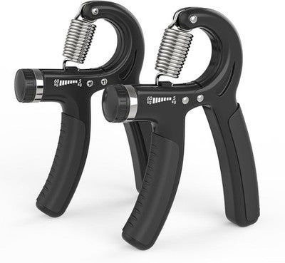 Proiron Hand Grip Strengthener Pair ? Wrist Finger Forearm Trainer Adjustable