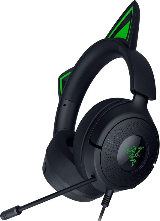 Razer Kraken Kitty V3 X Wired Headset - 270g, TriForce 40mm, Black