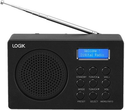 Logik L2DAB23 Portable DAB /FM Radio - Black