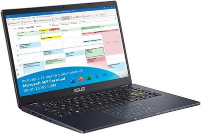ASUS VivoBook 14 L410MA FHD Celeron N4020 4GB 64GB eMMC Win11 S + Office 365