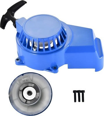 GOOFIT Alloy Pull Start Recoil Starter 2-Stroke 43cc 47cc 49cc ATV Blue