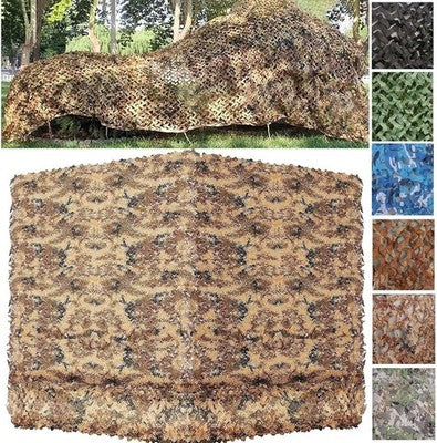 2X3M Camouflage Net Camo Netting Hunting Shooting Hide Outdoor Camping Cover