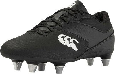 Canterbury Kids Phoenix Raze Soft Ground Rugby Boots Black UK 5 Jnr