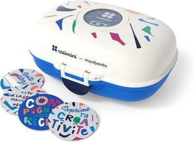 monbento x Catimini MB Gram Snack Box Blue Terrazzo BPA-Free Kids Lunchbox
