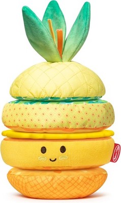 Melissa & Doug Pineapple Soft Stacker Infant Toy Multi-Sensory Baby Development