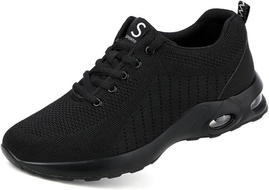 Safety Trainers Steel Toe Cap Work Shoes Lightweight Breathable Black UK 9