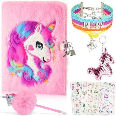 Dislocati Unicorn Diary Gift Set For Girls - Stationery For Ages 6-12