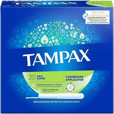 Tampax Super Tampons 4X20 Pack Exp 07/28