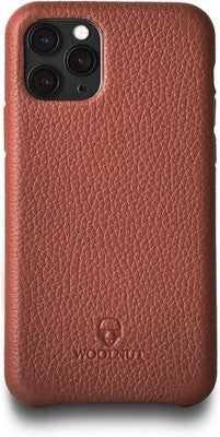 Woolnut iPhone 11 Pro Leather Case Cover Cognac Brown Premium Protective