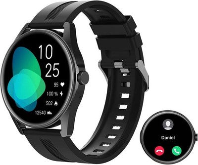 HUAKUA Smart Watch Bluetooth Call SpO2 Heart Rate Sleep Tracker Unisex