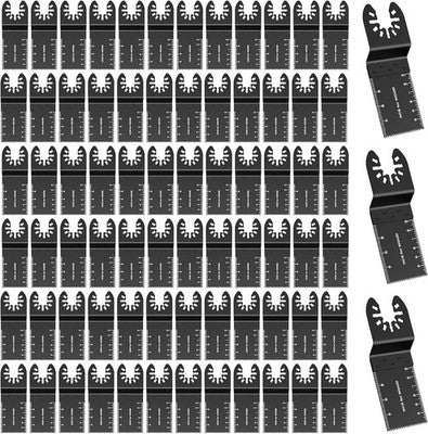 100Pcs Oscillating Tool Bla des Universal Wood Multitool Set Pack
