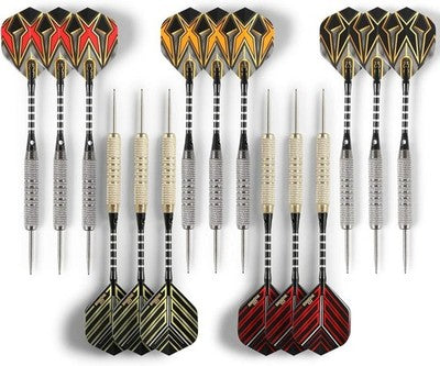 Cc-Exquisite Professional Steel Tip Darts Set 18G With Accessories